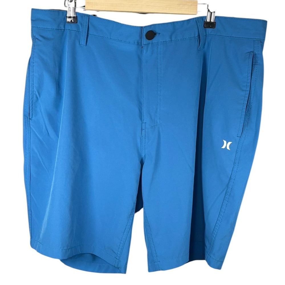 Hurley Mens‎ Hybrid Walk Shorts Blue Stretch Quick Dry Boardshorts Size 38
